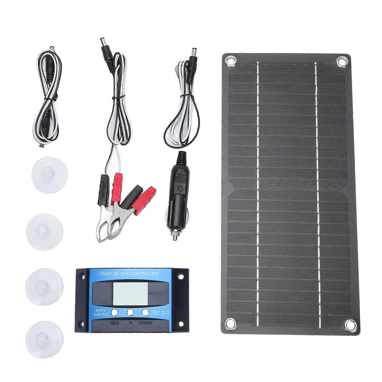 Solar Panel Kit with 100A Controller Combo 600W for Car RV Caravan Outdoor Camping