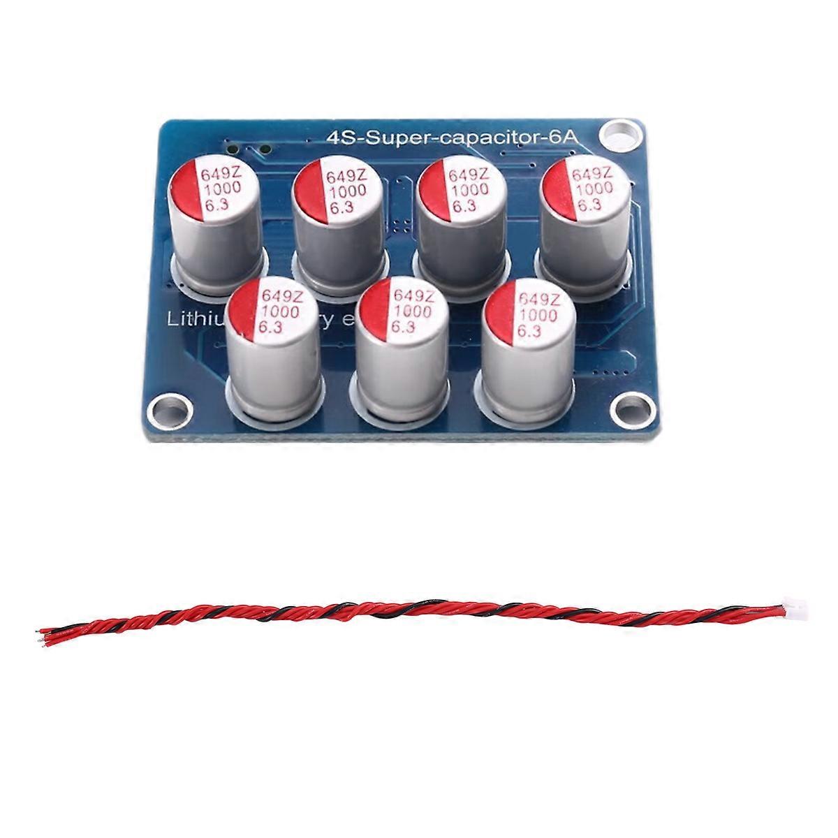 4S 6A Active Equalizer Lifepo4 Li-Ion Lithium Battery Balancer Energy Transfer Balancing Board for 4 Strings 12V