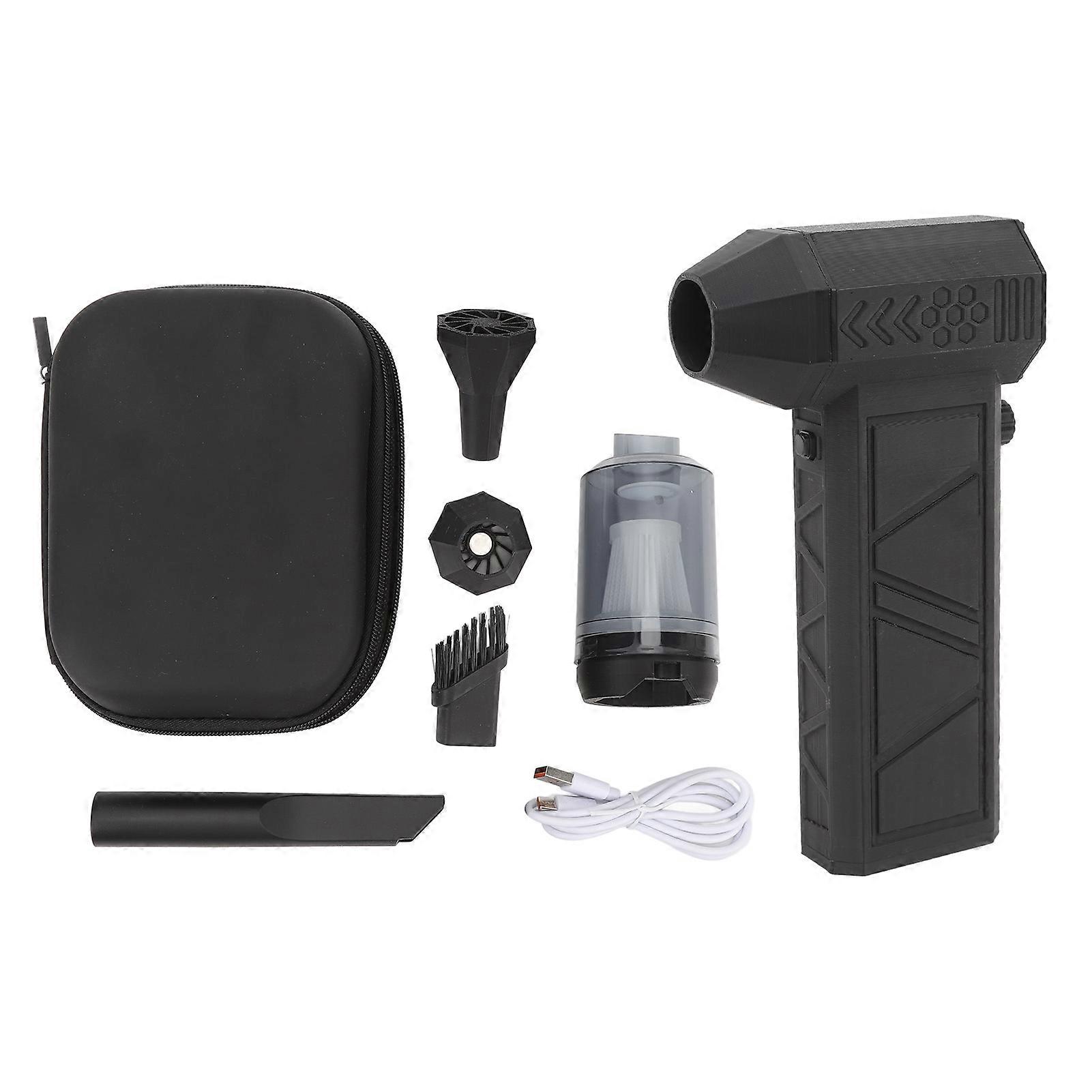 Portable air duster for car detailing with brushless motor