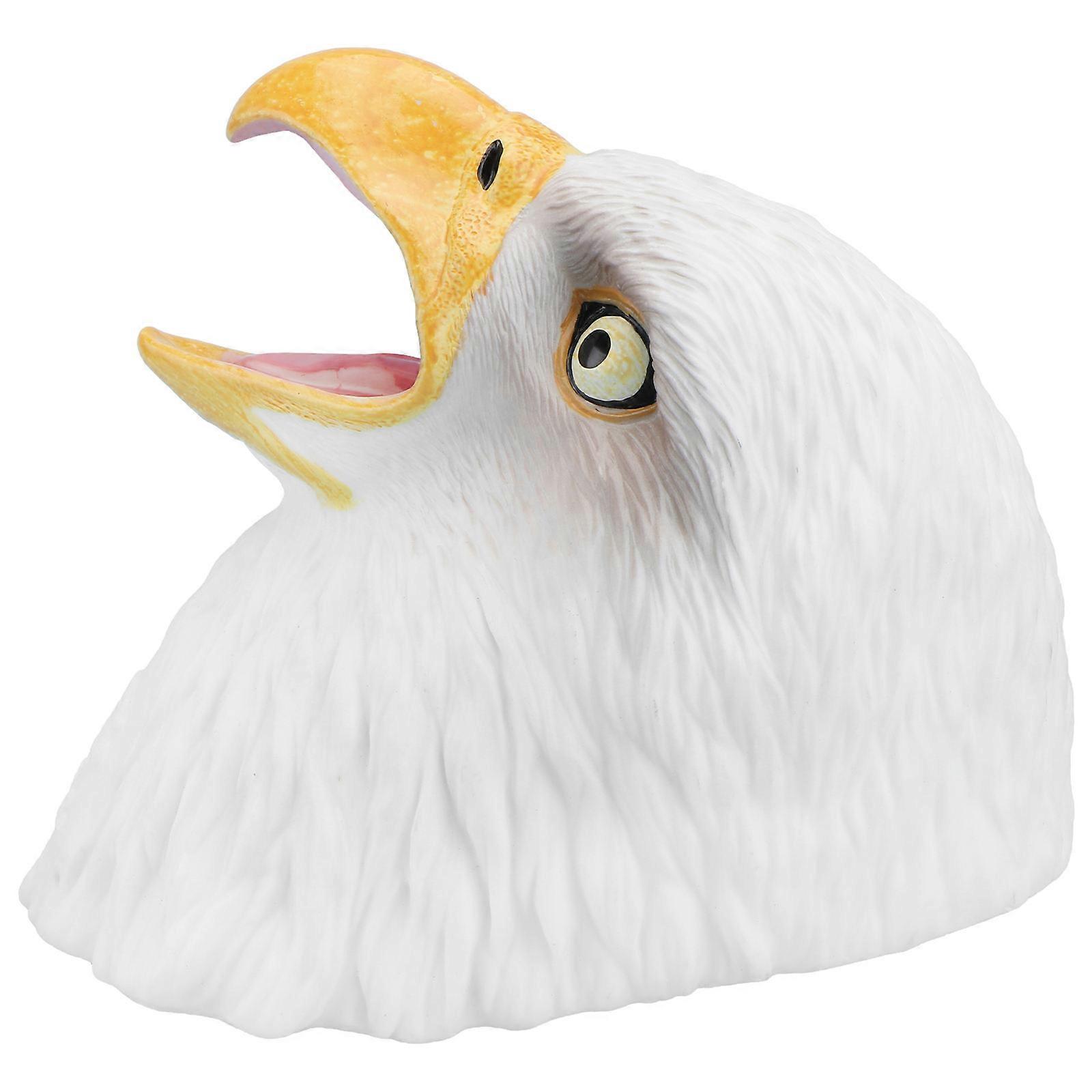 Animal Shaped Hand Puppet Toy Eagle Style Simulated Animal Model For Party And Performance 14.5X14CM 1Pack