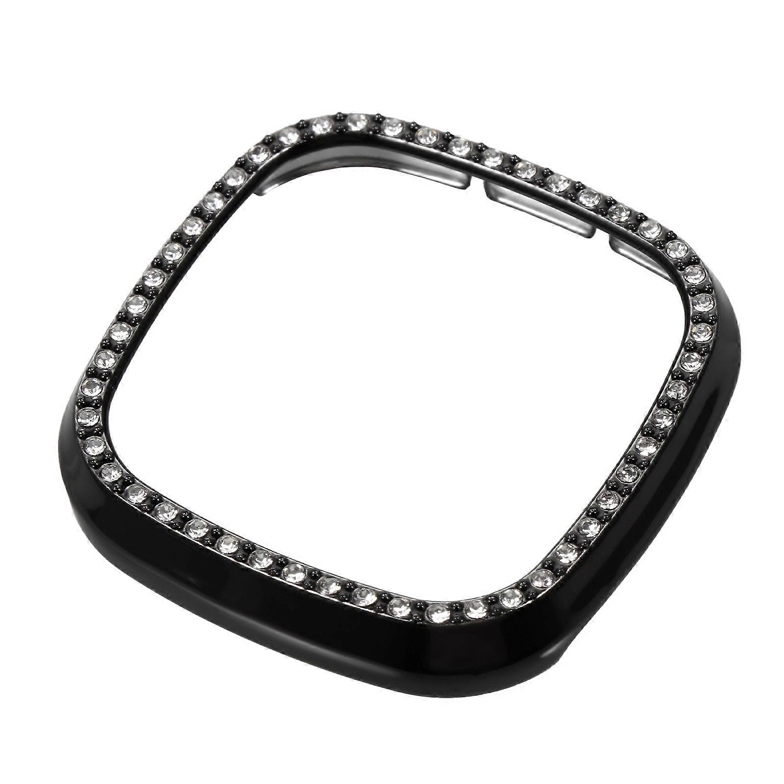 Screen Protector Case for Versa3 Sense Watch Protective Use in Black 1Pcs