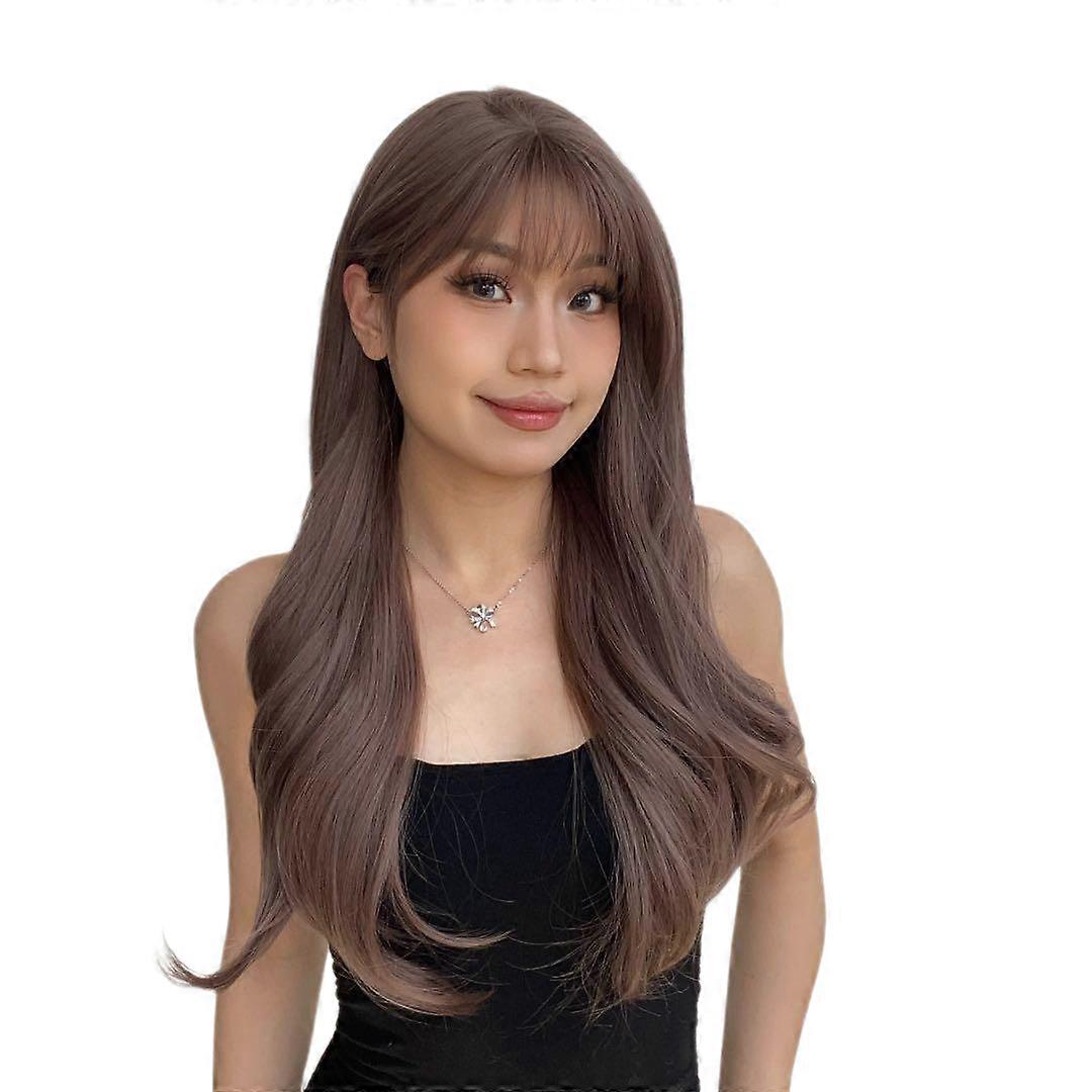Silky Top Glueless Synthetic Wig - Natural Wavy and Easy to wear