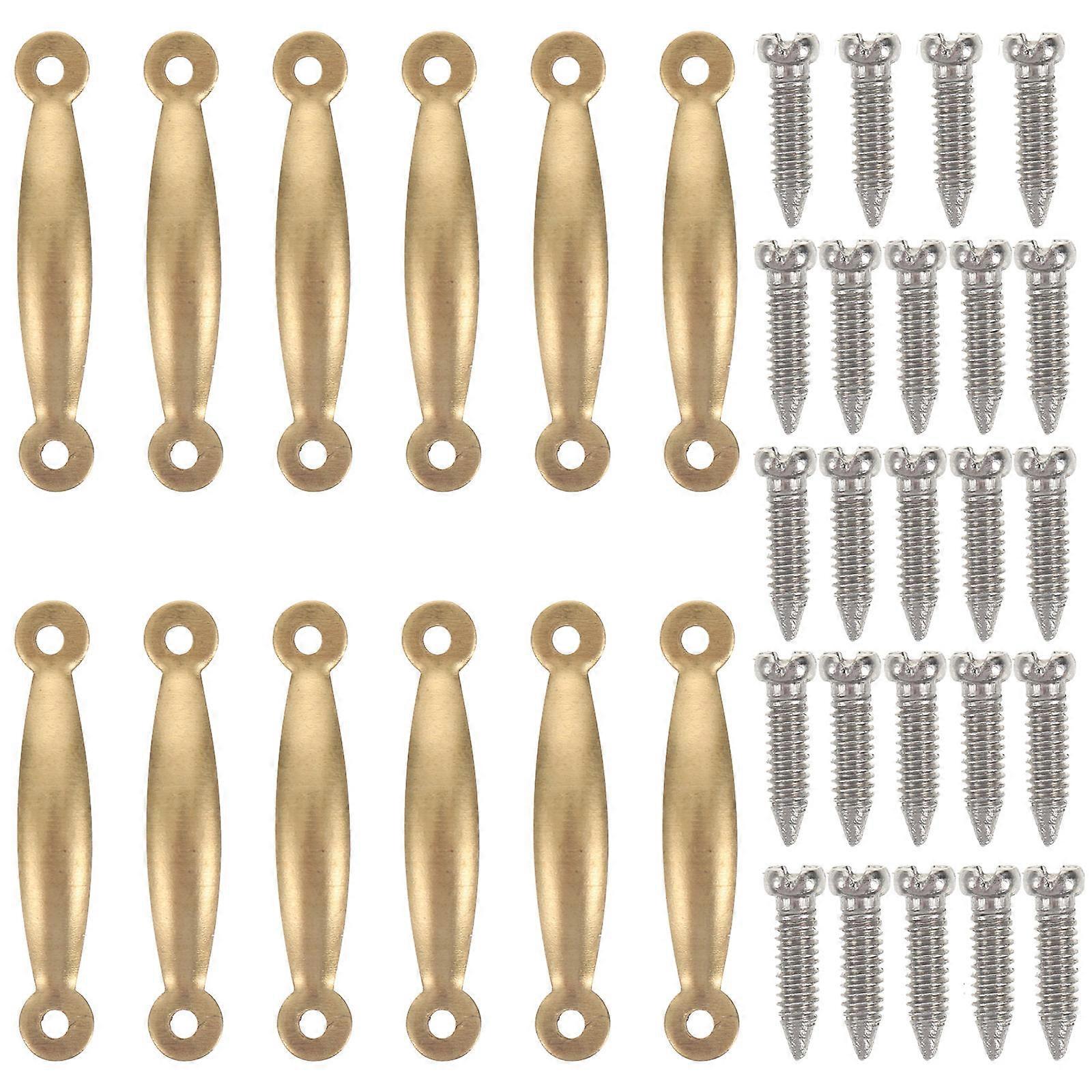 Miniature Furniture Handles Copper Handles for 1Set Mini House Decor