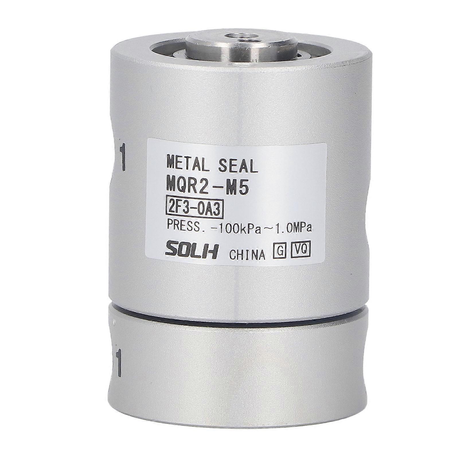 Connecteur rotatif pneumatique en alliage d'aluminium, connecteur rotatif à 360° multicanal haute vitesse MQR2 M5