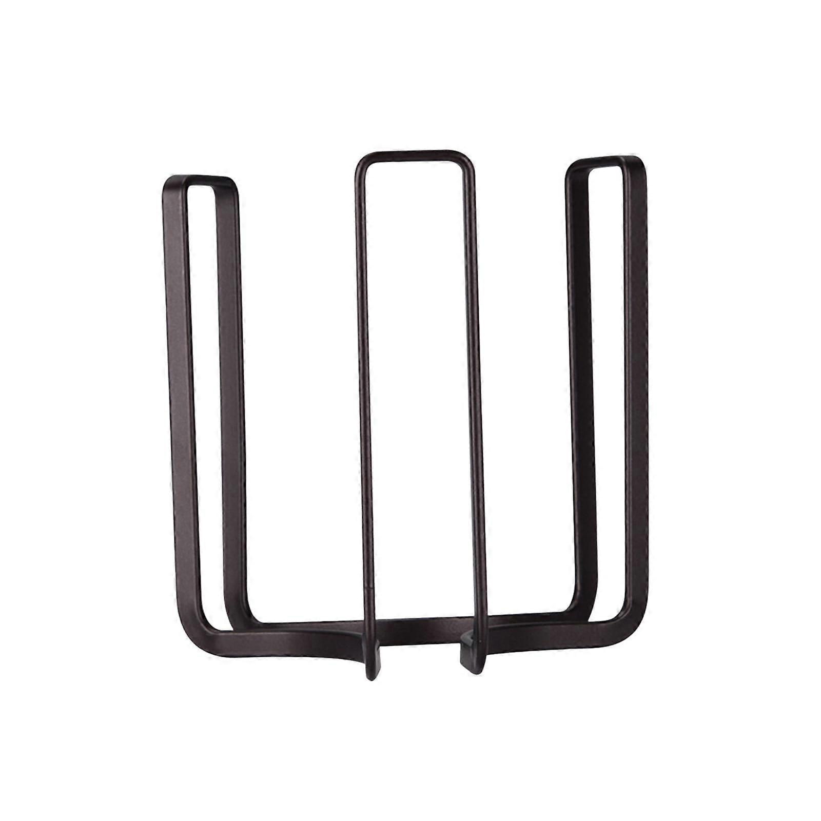 Dinnerware Bowls Holder Tray Storage for Tableware Cabinet Kitchen Accessory Black