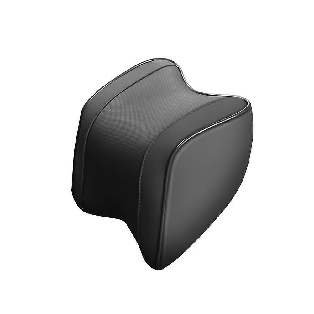 Neck Headrest Cushion 2Pcs Punched Hole Design Pillow For Vehicle Comfort During Daily Black
