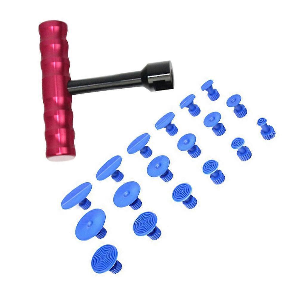 Paintless Dent Remover Set 1 Set 19 Pcs with Assorted Color Designed for Car Maintenance and Dent Repair Features Concave-Convex Handle for Easy Grasp
