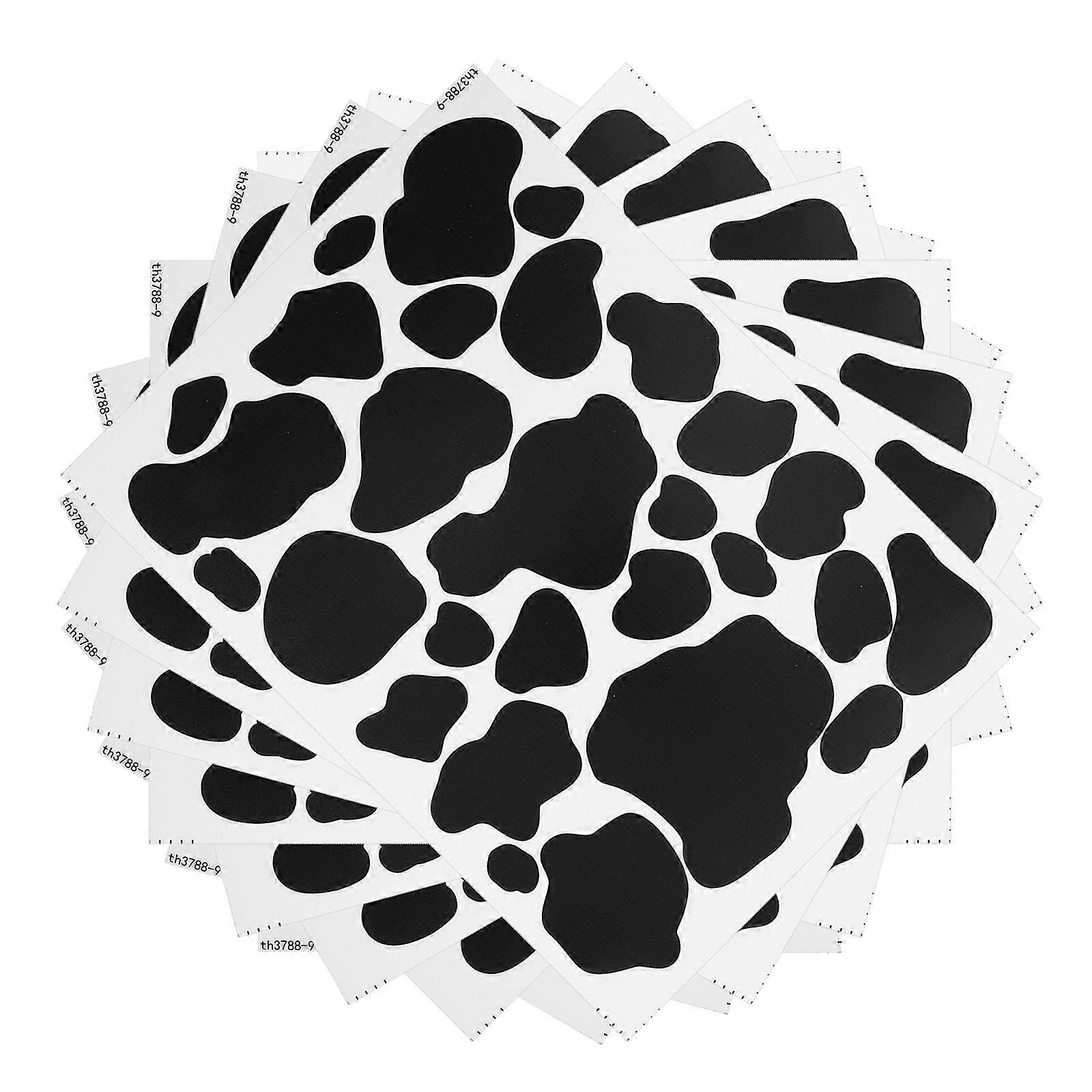 Decorative Cow Print Wall Stickers 20 Sheets For Parents And Educators Classroom And Nursery Theme Decor PVC 20Sheets