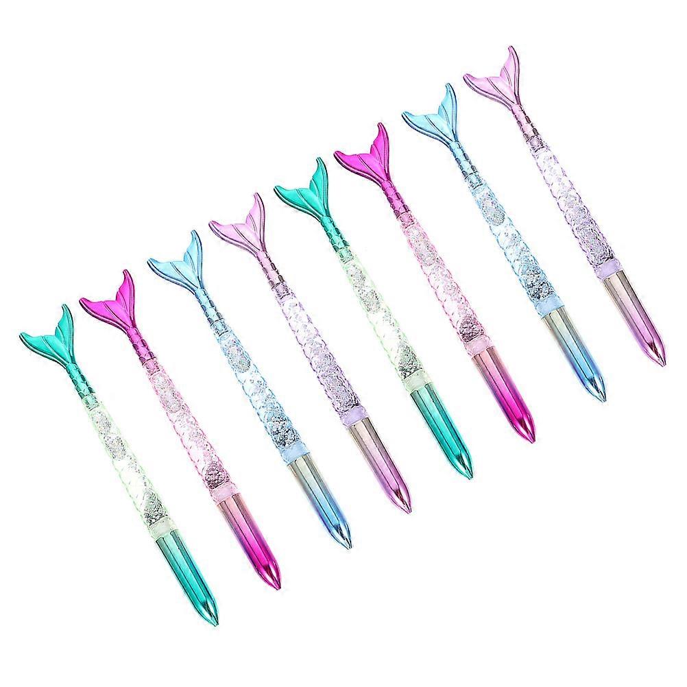 Assorted Color Mermaid Writing Pens 32Pcs Cartoon Gel Ink Pens For Children Students Daily Use 15.5X2.5Cm Creative Crafting