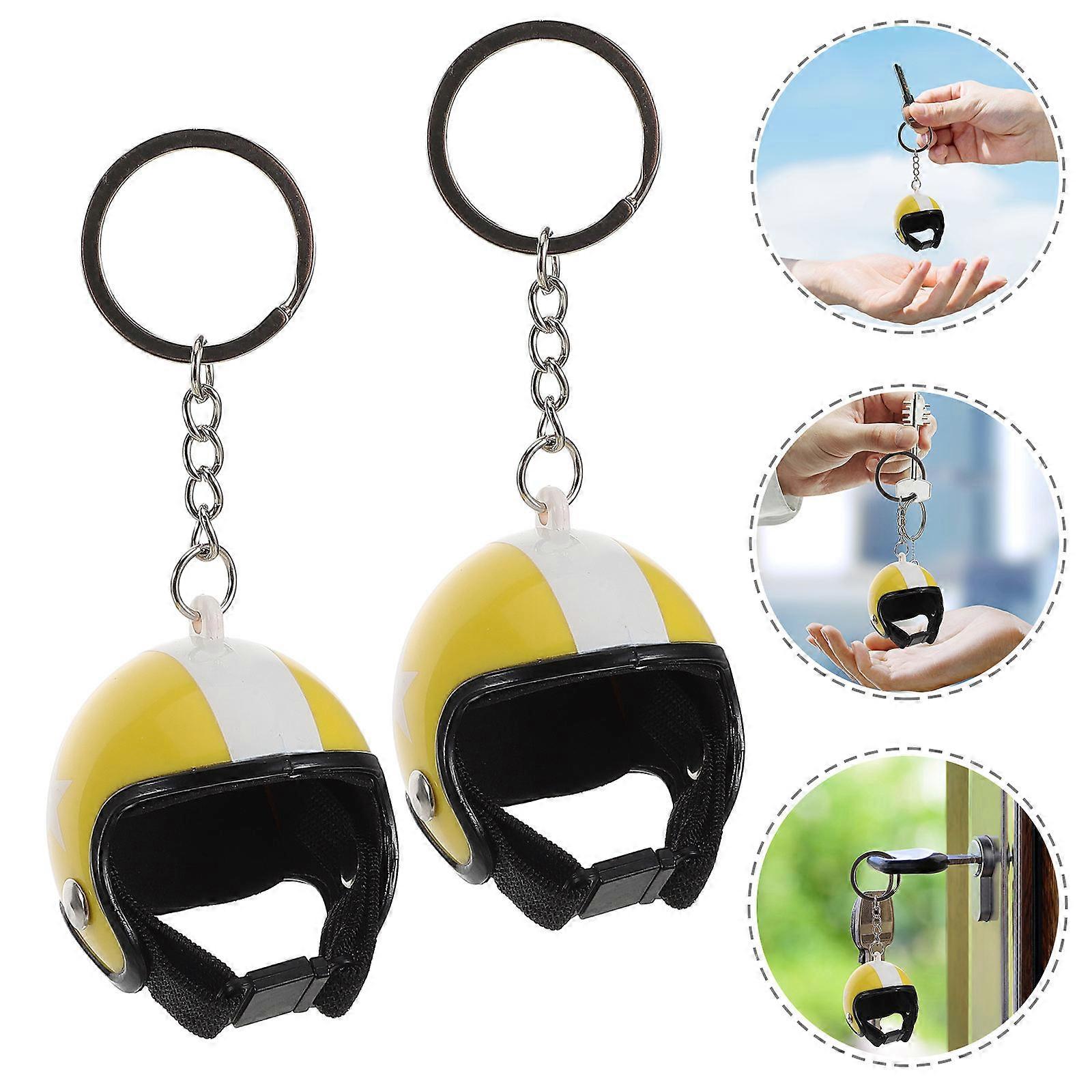 Sturdy Alloy Keychain for Motorcycle Decoration with 6Pcs