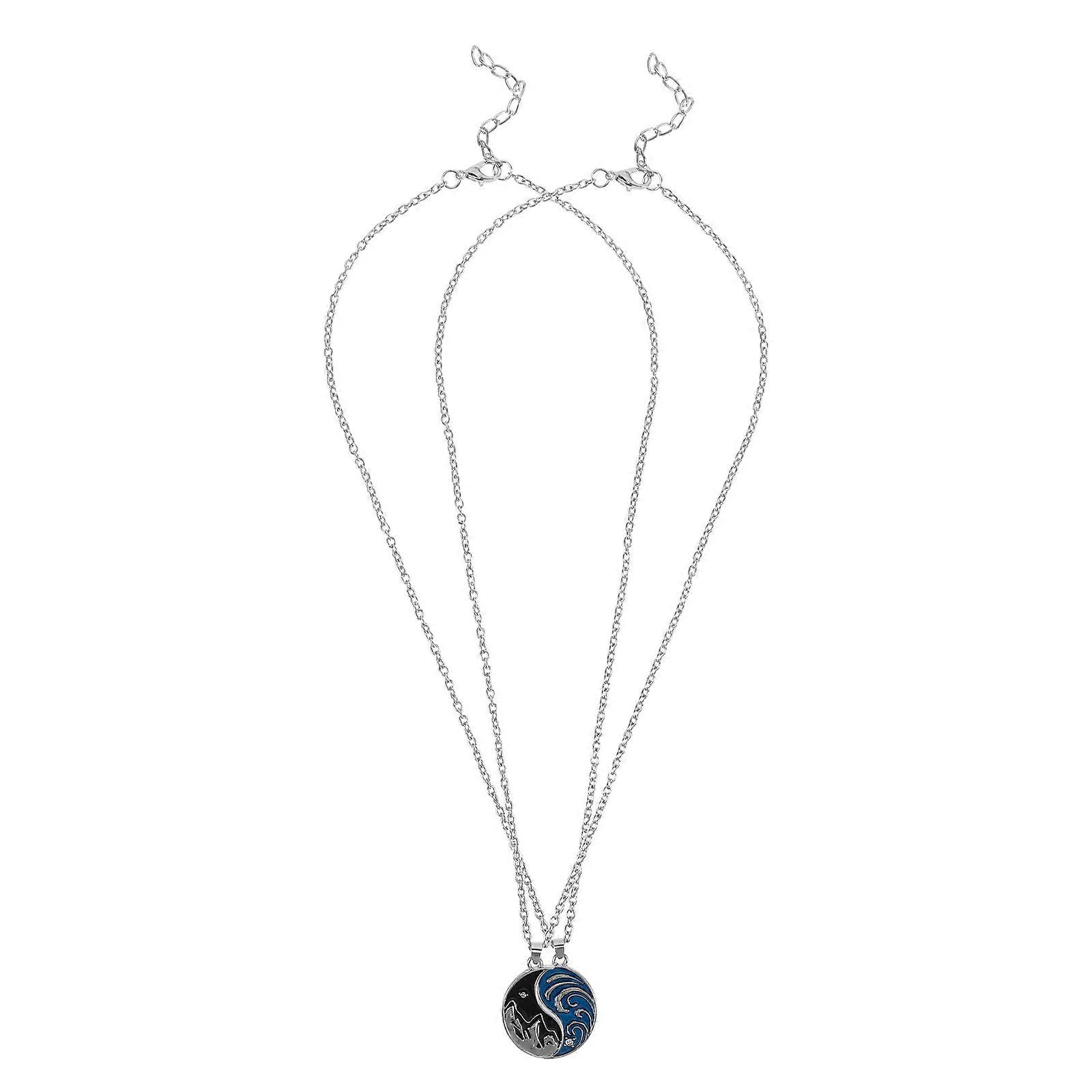 Matching Necklace With Mountain And Ocean Elements Six Pcs Unique Design Represents Deep Friendship And Love For Friends