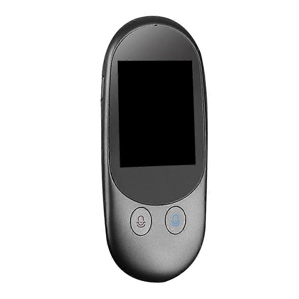 Voice Translator WiFi USB Translating Machine Travel 126 Languages Two-way Translator with LCD Screen, Black