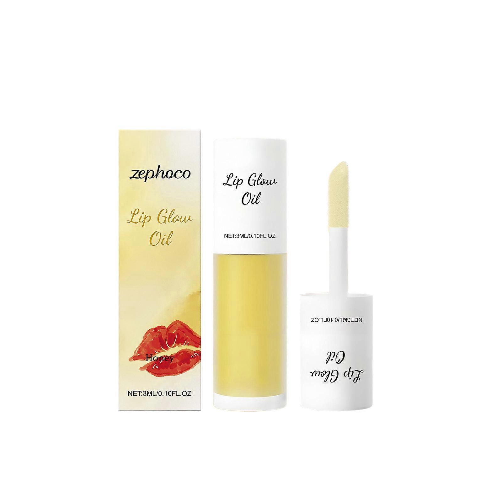Honey moisturizing lip gloss oil moisturizes and nourishes lips soft, elastic, shiny and light lip gloss oil 3ml