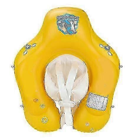 Baby Swimming Pool Float with Sun Canopy for Safe Summer Fun - Anti-Flip Design for Toddlers