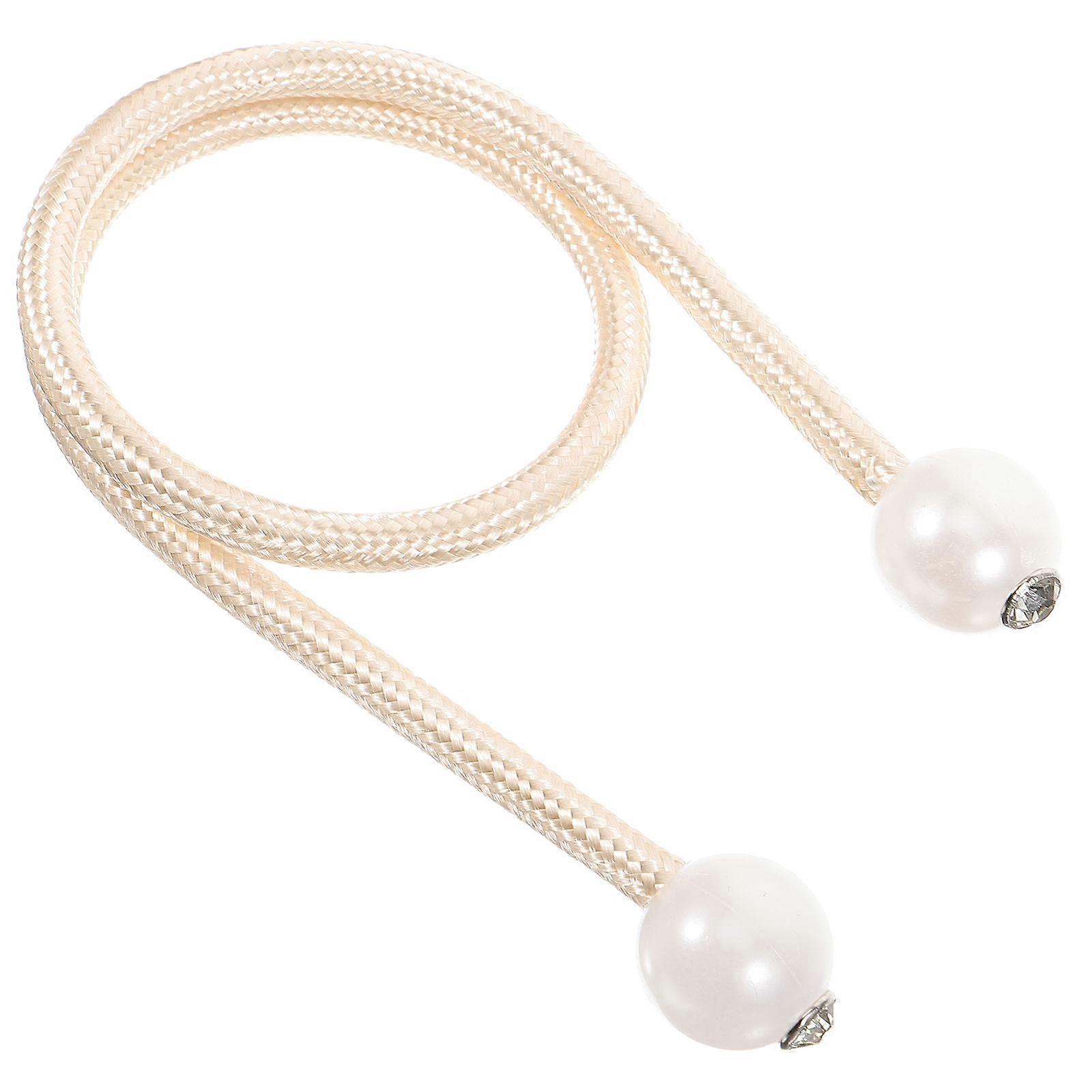 4Pcs Curtain Tie Backs for Curtain Decorative Ties Straps in Beige