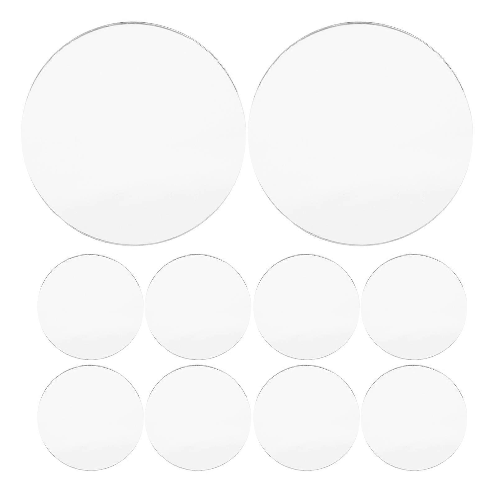 Glass Mirror Sheets for DIY Makeup Small Mirrors 20Pcs Collection