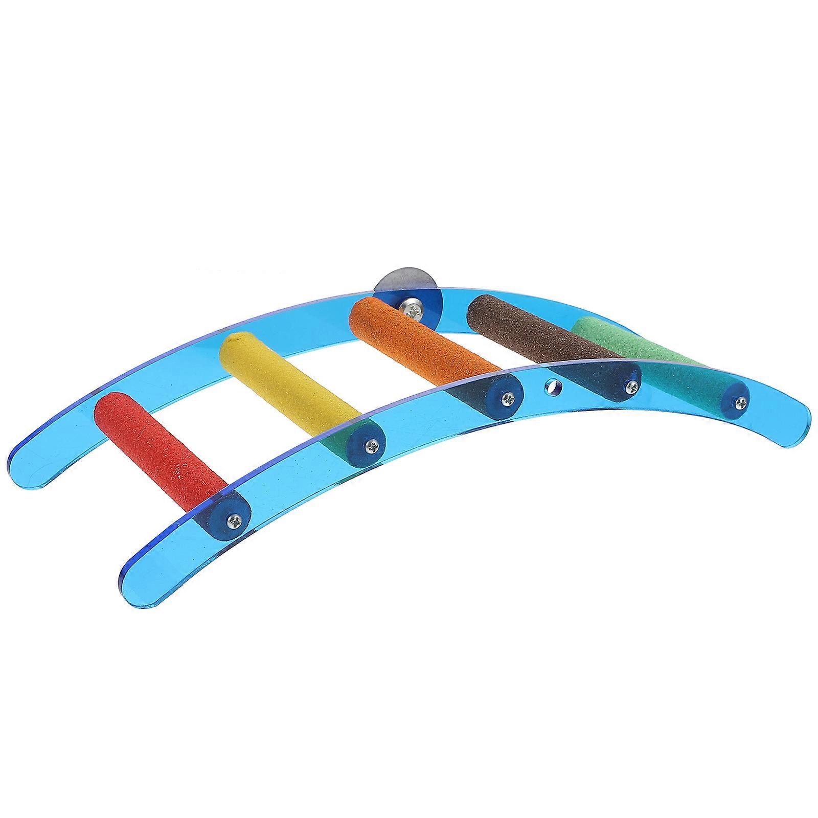 Parrot Climbing Ladder Stand Toy for Birds Use 2Pcs Assorted Color