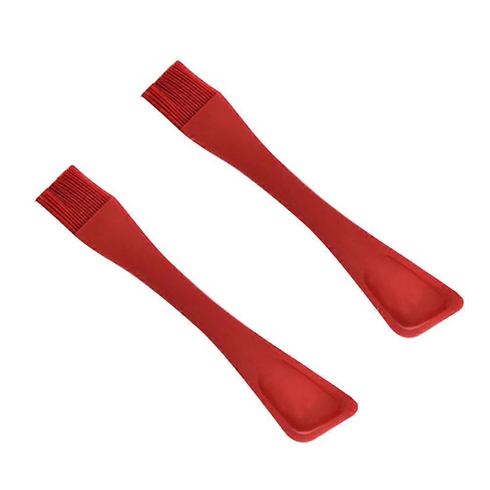 Portable Silicone Baking Brush for Cooking 4Pcs Kitchen Utensil Red