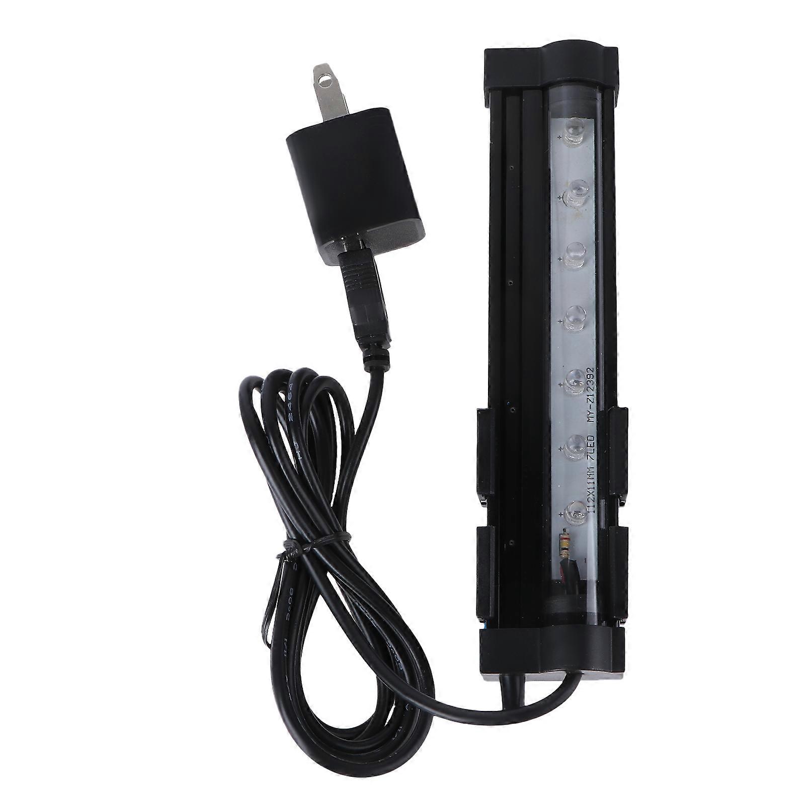 Black Aquarium LED Lamp for Fish Tank 2Pcs Color Changing Bubble Lamp