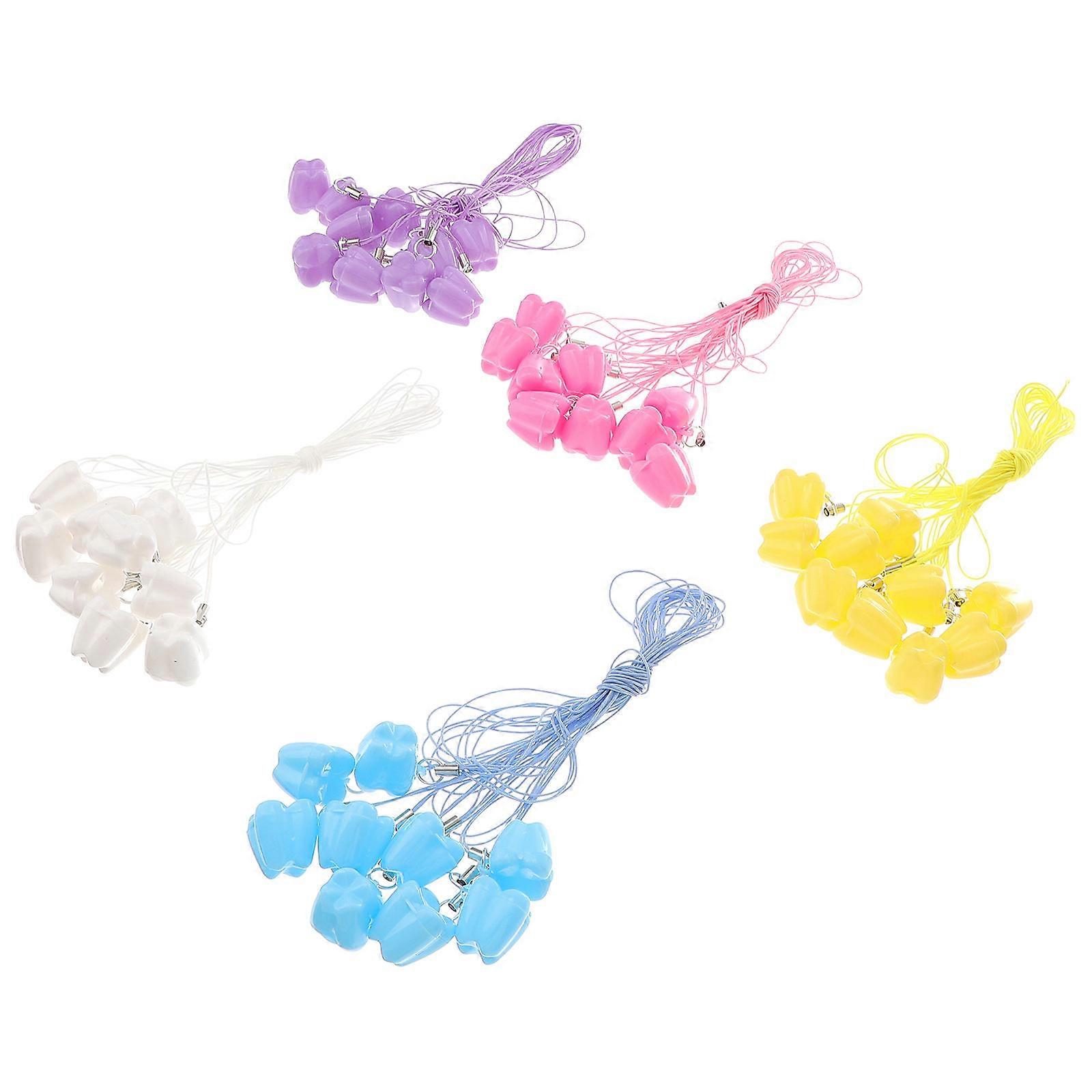 Baby Keepsake Organizer Tooth Keep Box for Record 100Pcs White