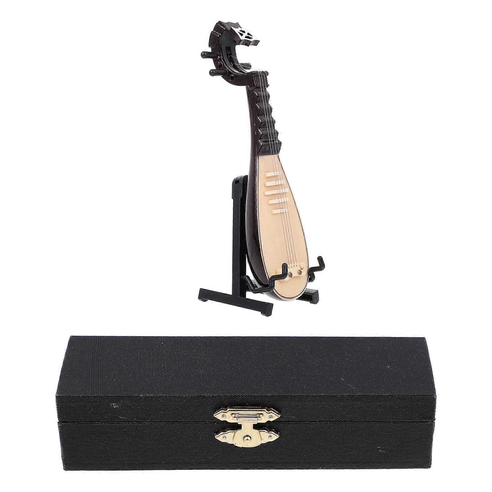 Decorative Pipa Mini Pipa Model for Home Use with 1Set Adornment