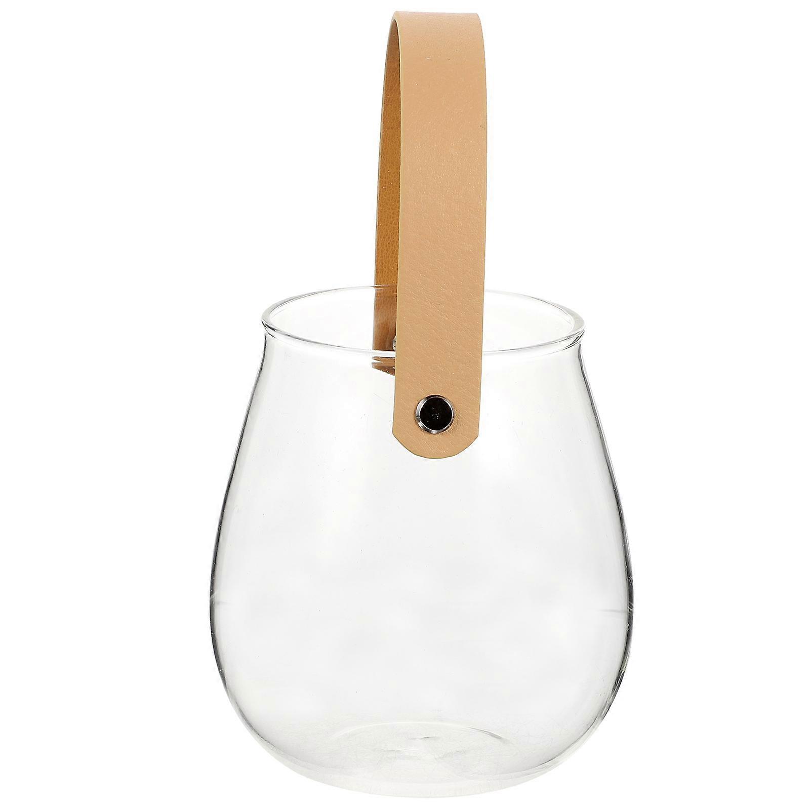 2Pcs Simple Design Flower Vase Ideal For Home Decoration Office Use Glass Material With Creative Shape Suitable For Gardening Enthusiasts