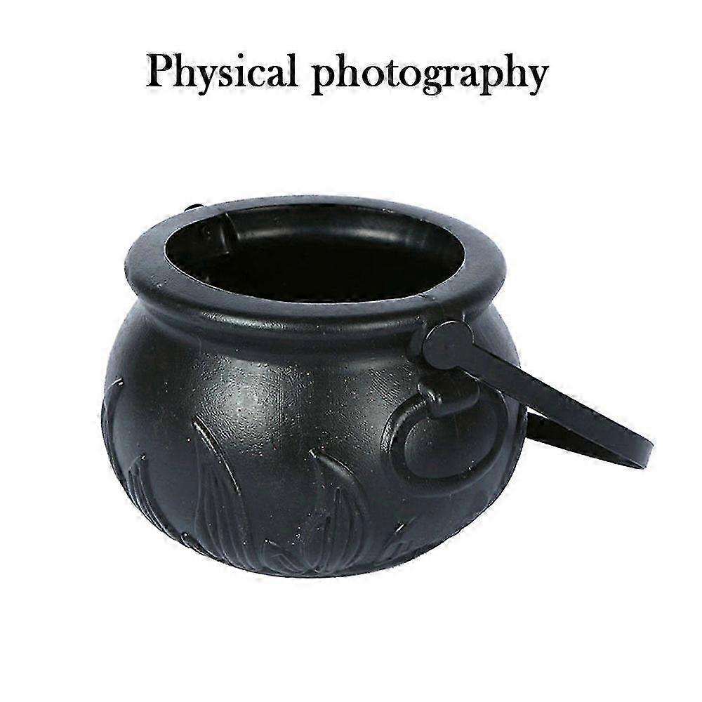 halloween witch jar pot with led color change fogger mist maker smoke machine