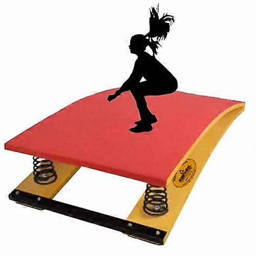 Jump Springboard 4Spring HeavyDuty Wooden Elastic Board For Gymnastics Wushu Kung Fu Vault Training Red A