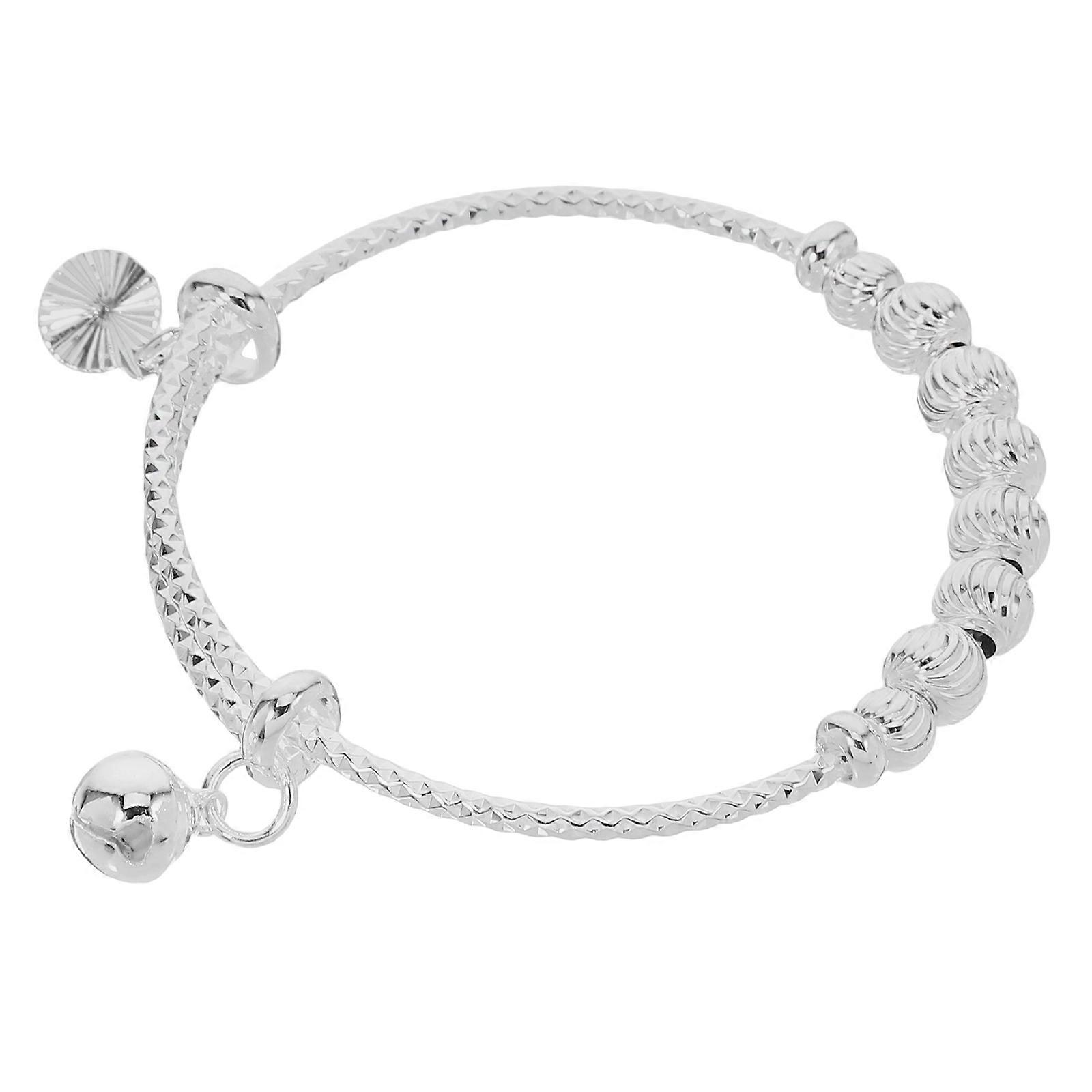 Bangle Infant Bracelet for Decor 3Pcs Silver Adjustable Jewelry