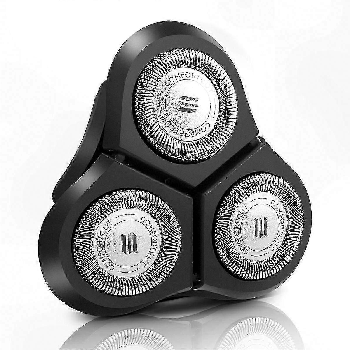 Shaver Head Replacement for 2D Rotary Electric Razor Models 1150x-1180x Series-Compatible with Rotating Blade Systems