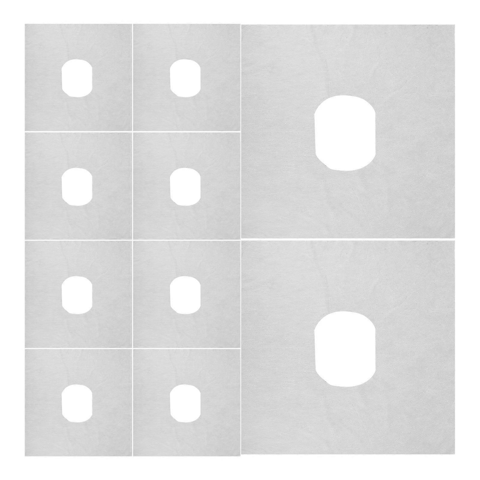 Massage Sheets Face Hole Covers Disposable 200 Sheets White for Salon Use