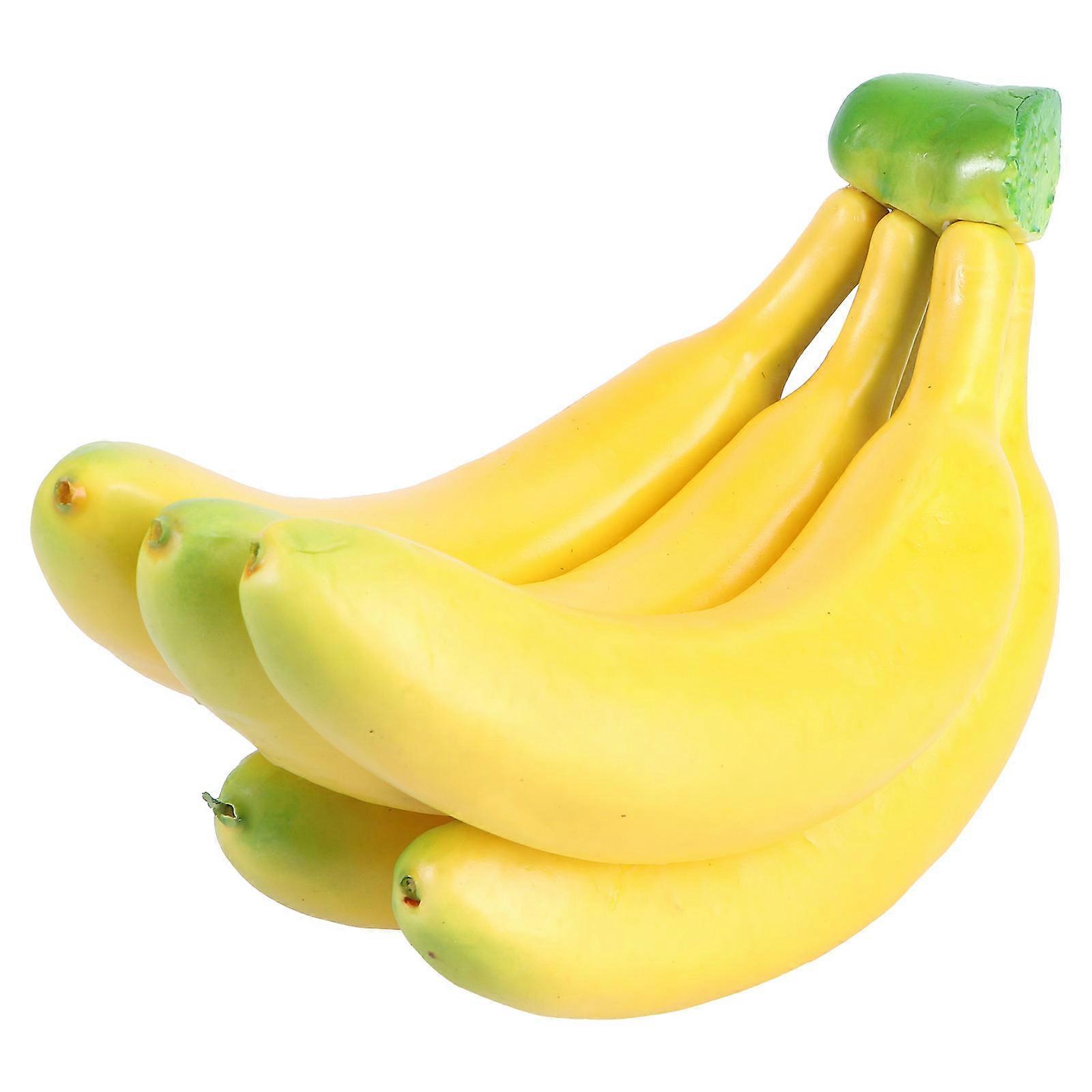 Artificial Banana Simulation Fruit Props for Decoration 15Pcs Set