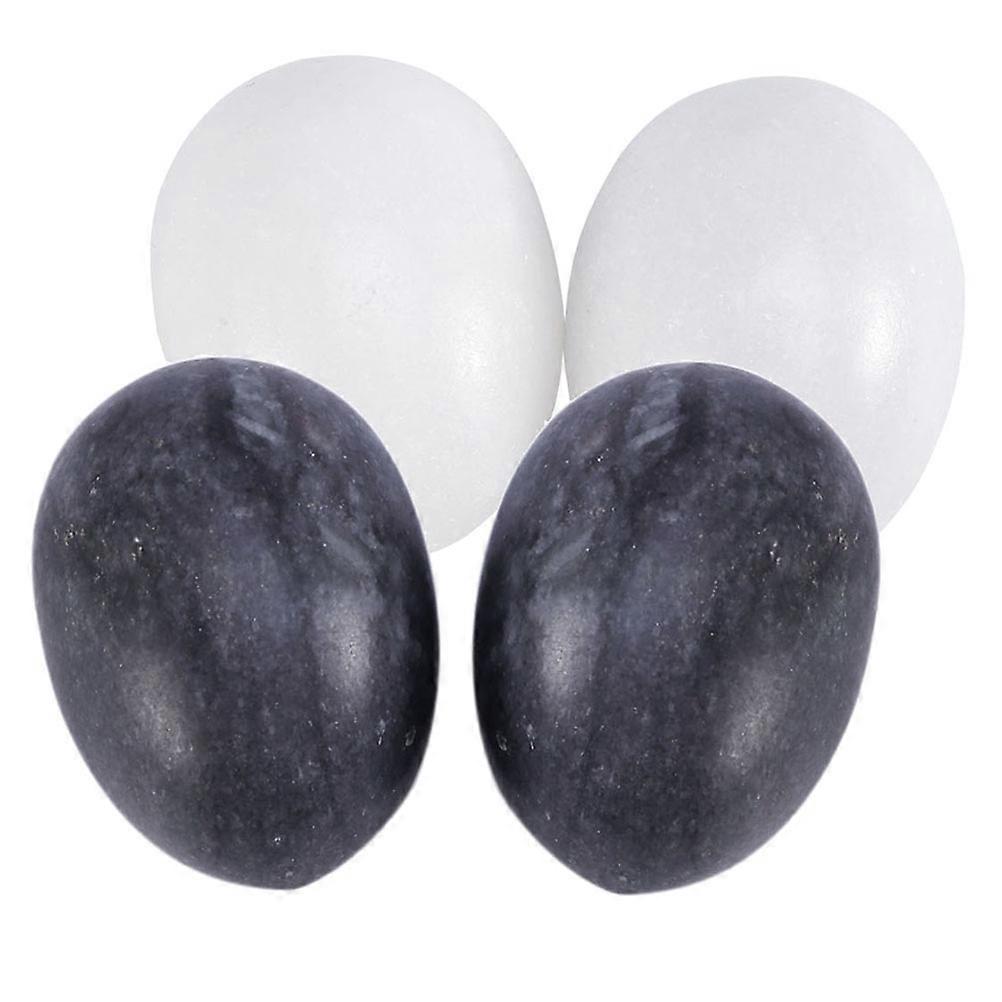 Natural Jade Floor Massage Exercise 4Pcs for Wellness