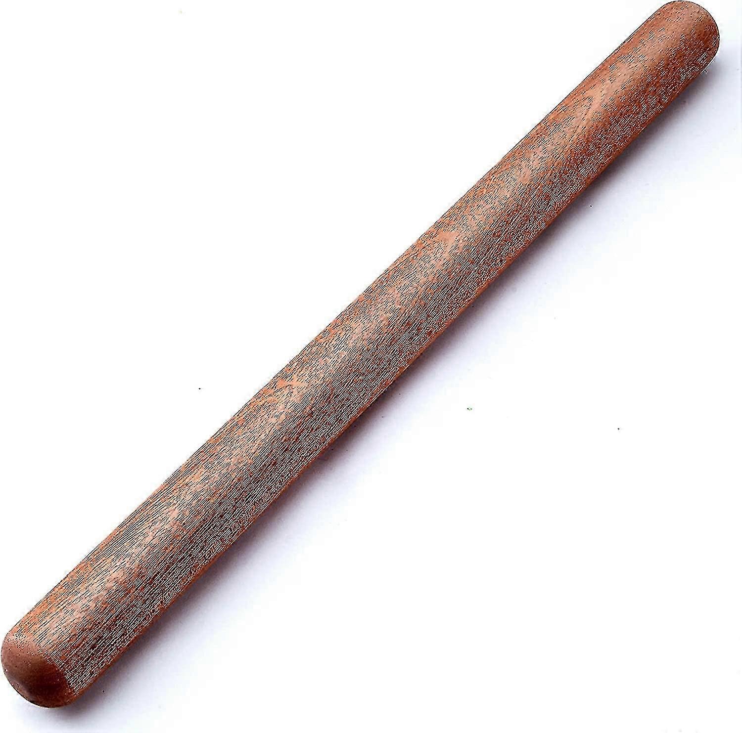 Wood Rolling Pin, Extra Long Thickened Rolling Pin For Baking, Wooden Dough Roller With Round Design At Both Ends For Multipurpose (17.7 X 1.38 Inche