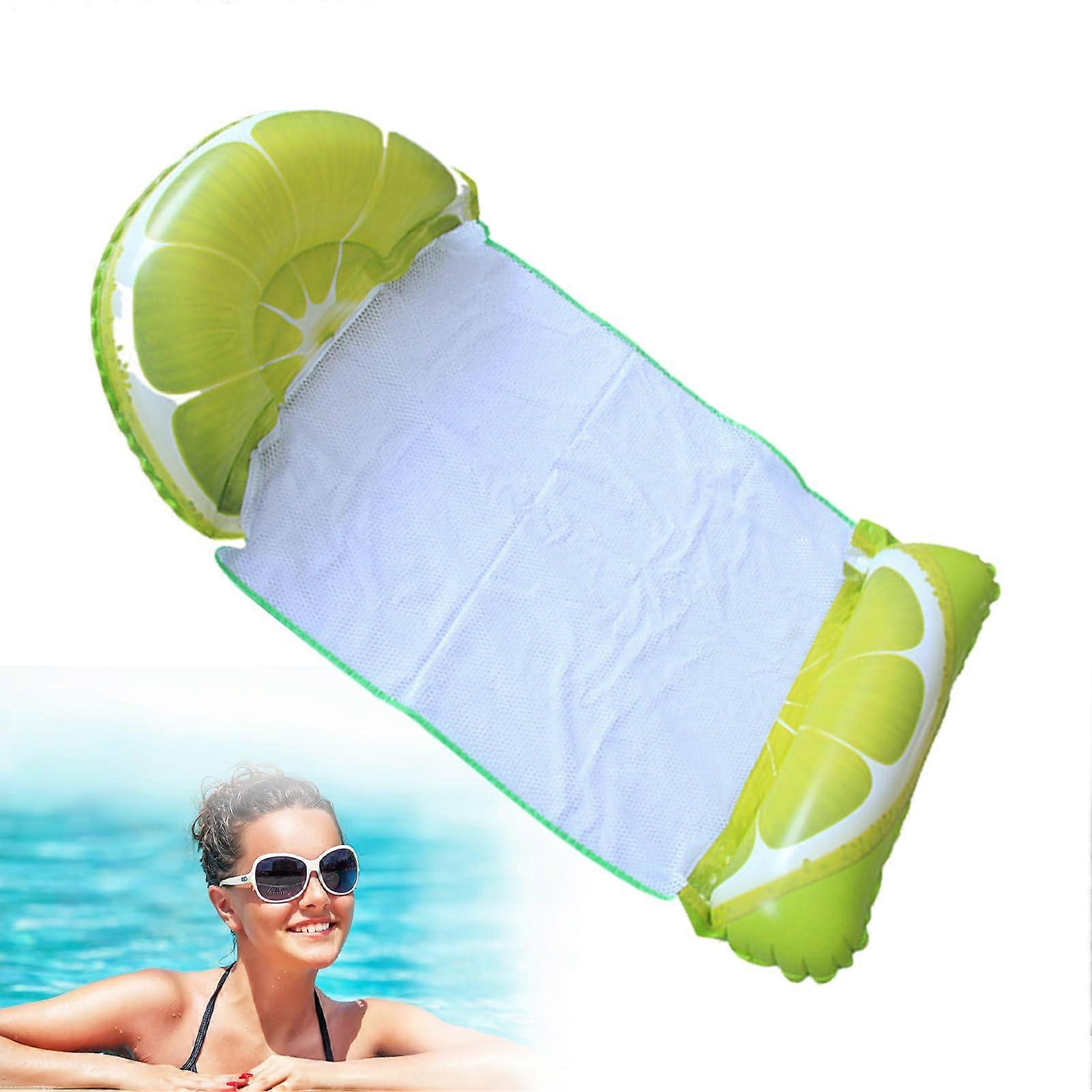 Pool Float For Adults FruitShaped Pool Lounger Pool Float Lounge Chair Water Hammock Floatie Drifter Chair