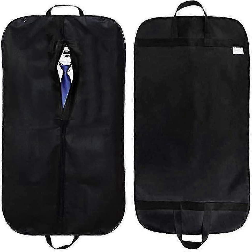 2個のガーメントバッグ、40 "コスチューム用折りたたみ式トラベルスーツバッグ、保護ガーメントカバー-イヴァン