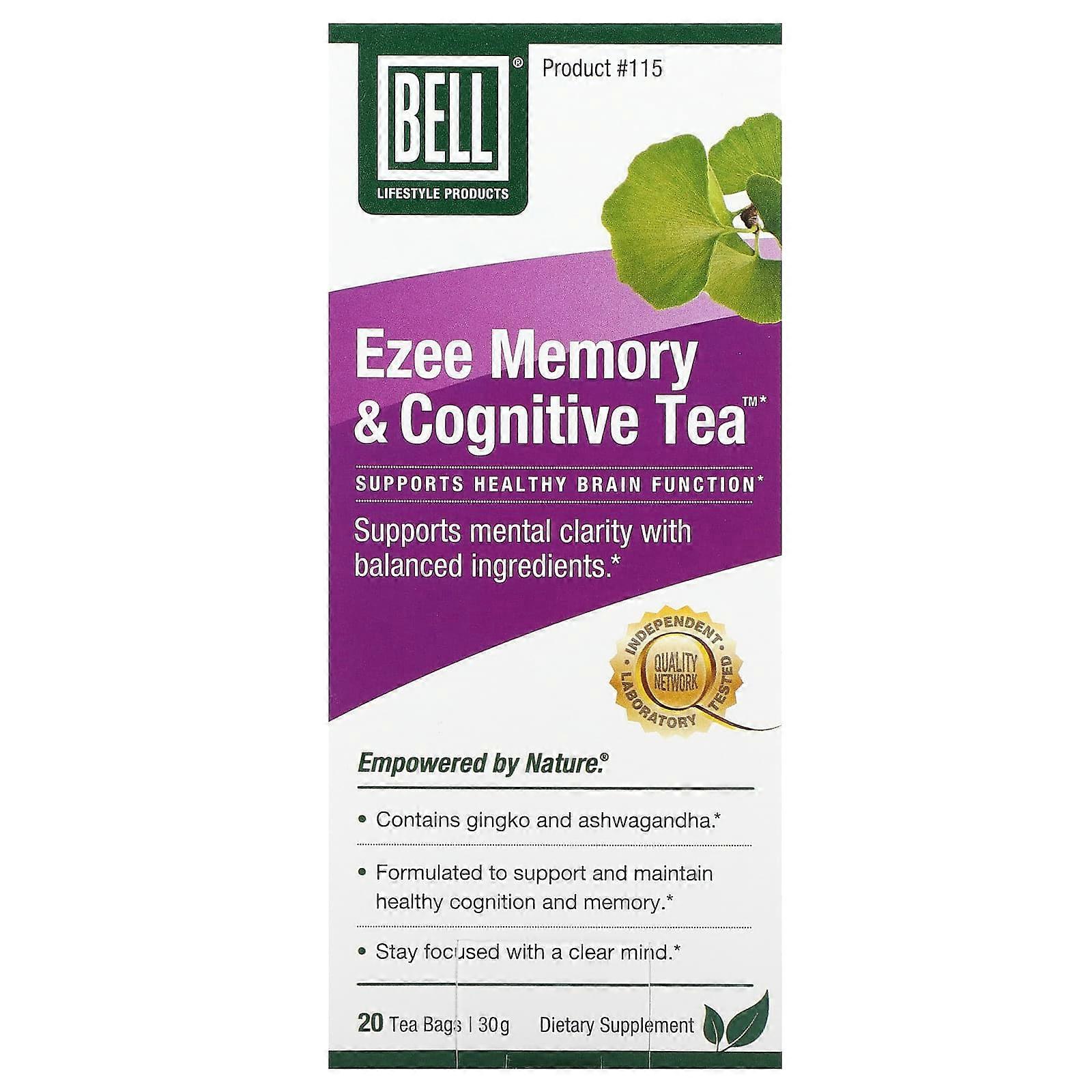 Ezee Memory & Cognitive Tea, 20 Tea Bags (30 g)