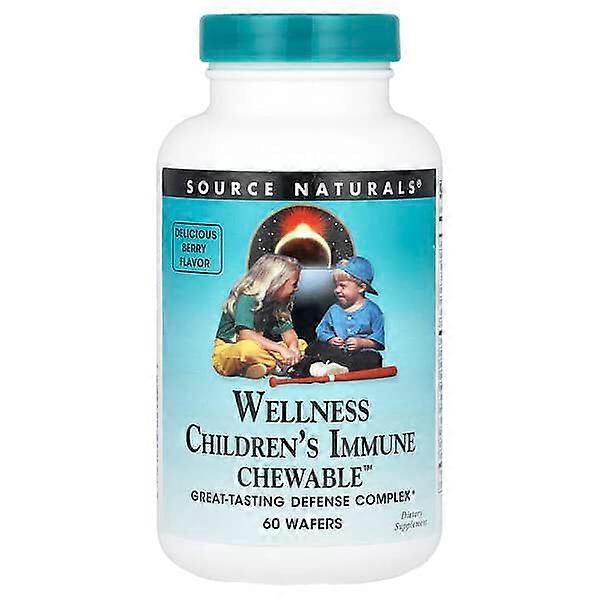 Source Naturals, Wellness Children's Immune ChewableÃÂÃÂ¢ÃÂÃÂÃÂÃÂ¢, Delicious Berry, 60 Wafers