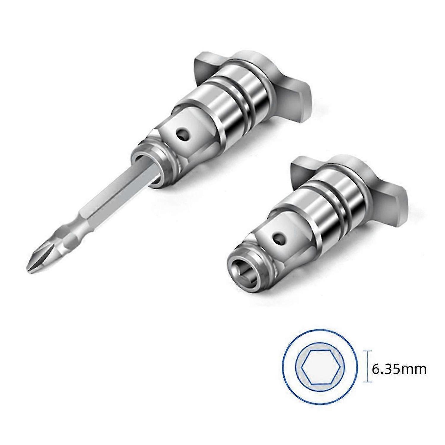 5pcs Universal T-Type Square Shaft Multifunctional Output Shaft Electric Wrench with Magnetic Output