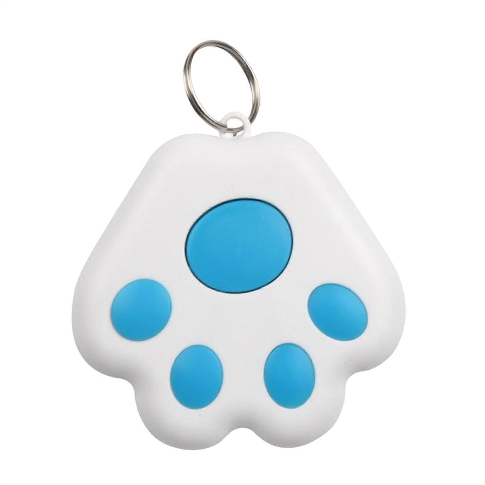 Dog GPS Tracker  Mini GPS For Dogs And Kids  Cat Claw Shape Design  No Monthly Fee App Locator  Sky Blue