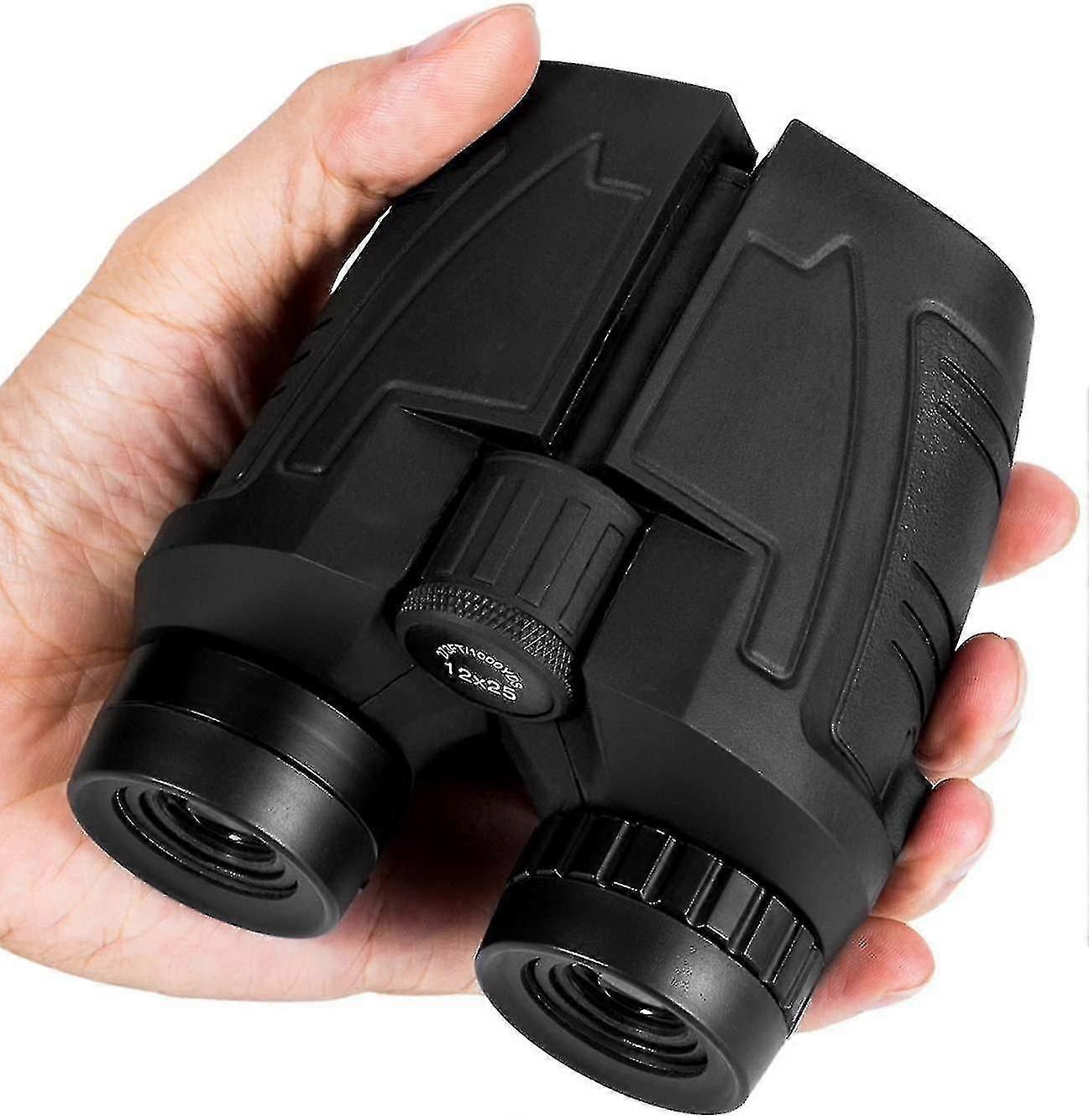 Compact Binoculars With Low Light Night Vision, Large Eyepiece High Po
