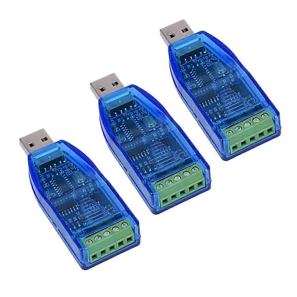 3X Serial HalfDuplex TwoWay Converter, USB To RS485 Module, 1 RS485 Channel, Serial Communication Adapter