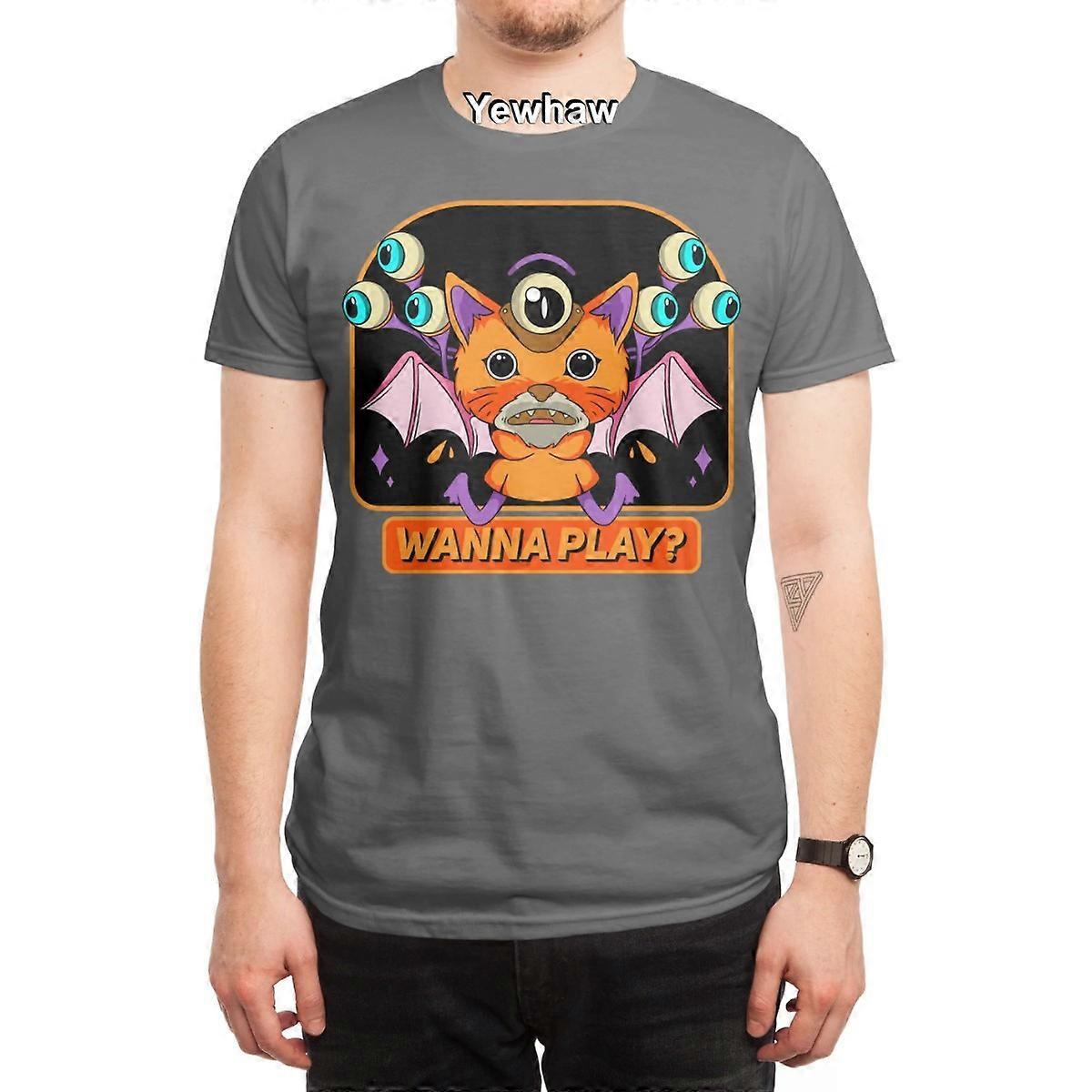 Kitty Cat strašidelné monštrum chce hrať tričko