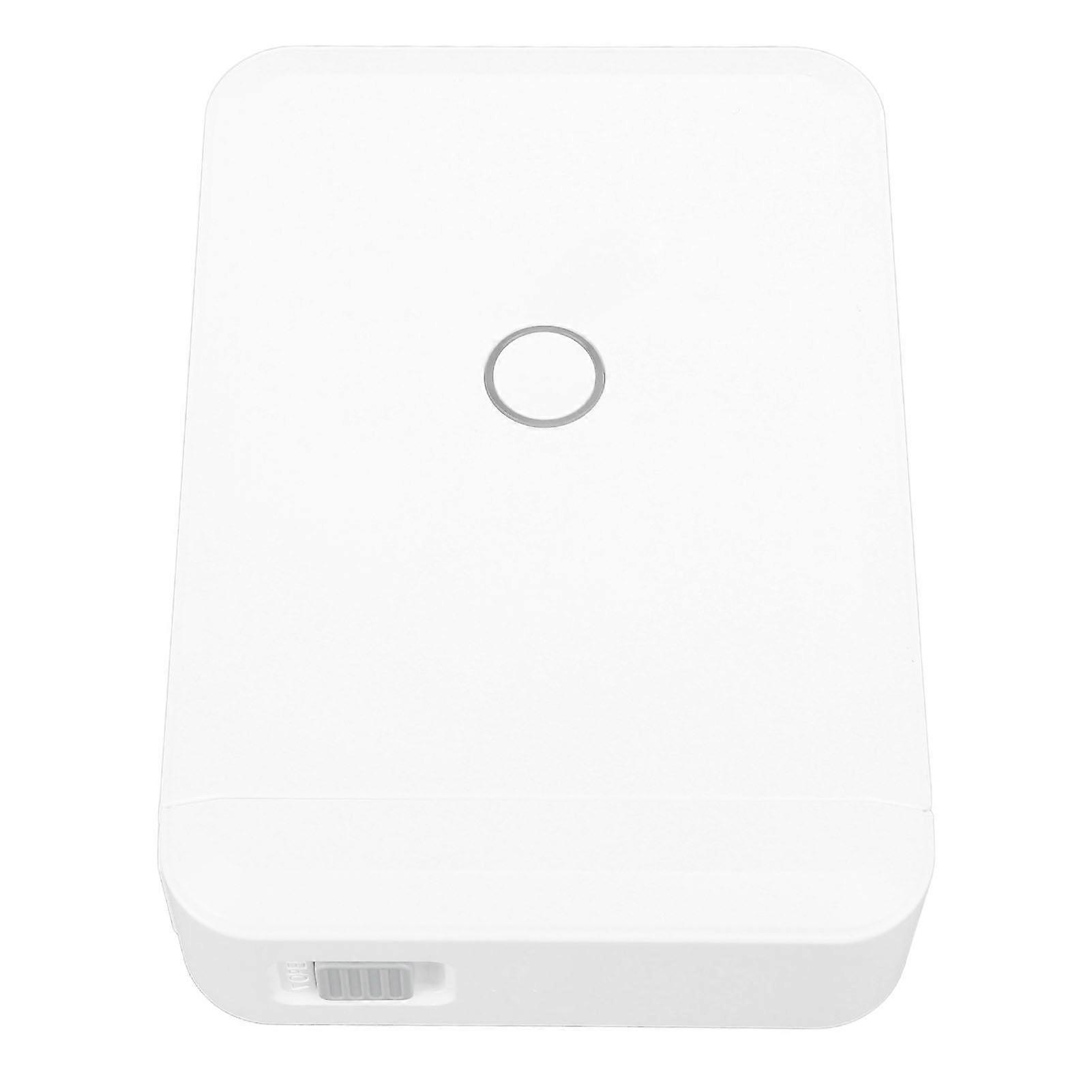 Mini Label Printer Inkless 1500mAh APP Control Bluetooth Label Maker for Pictures Photos Journal DIY White 