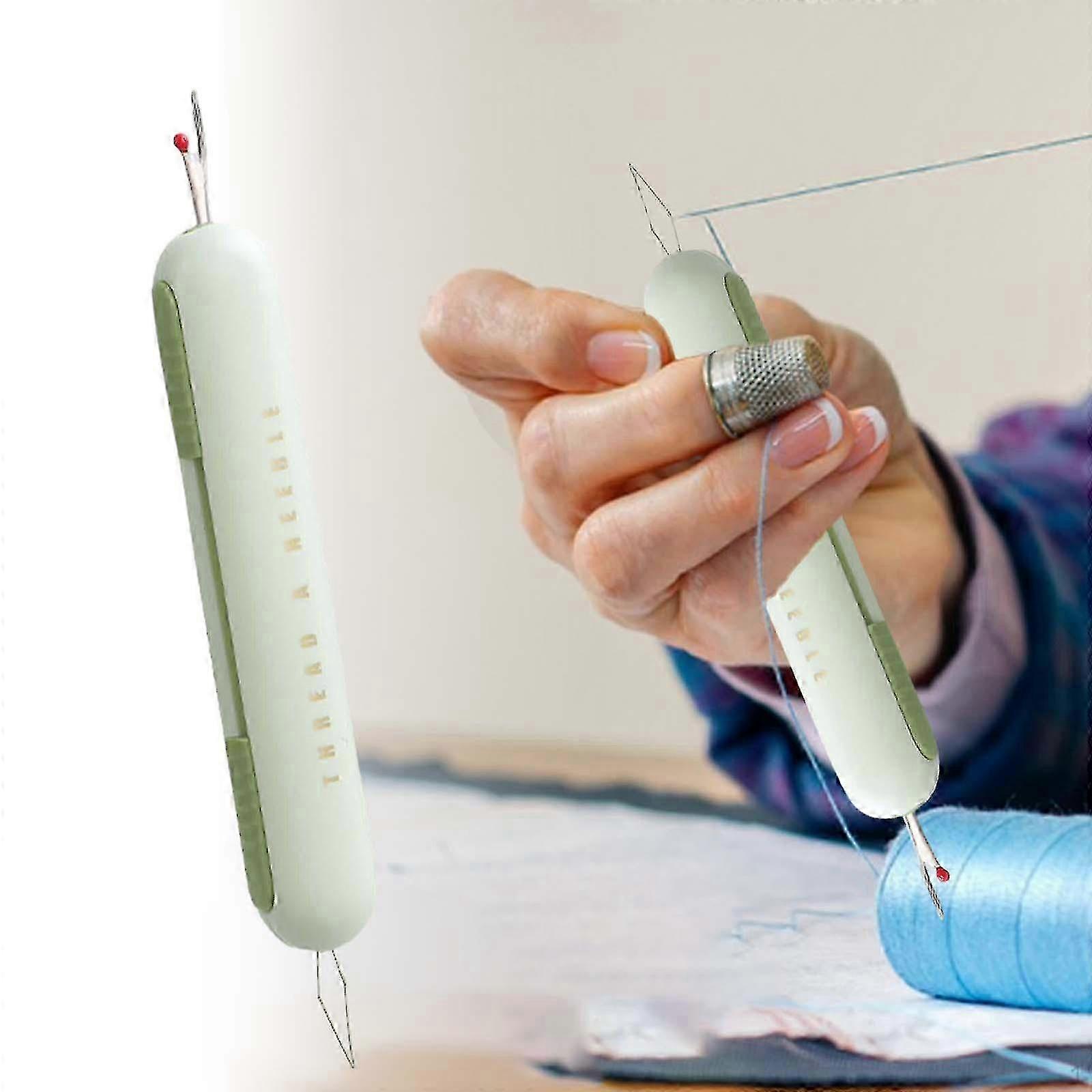 z 2 in 1 Sewing Threader Auxiliary Tool Clothes Thread Remover Easy for Quilting