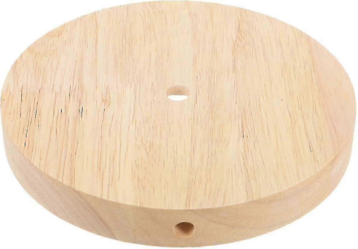 Small Wooden lamp Base, Round Light Stand, Desk lamp ,vase lamp Holder, DIY Wood lamp Base Wooden Base Base lamp Post