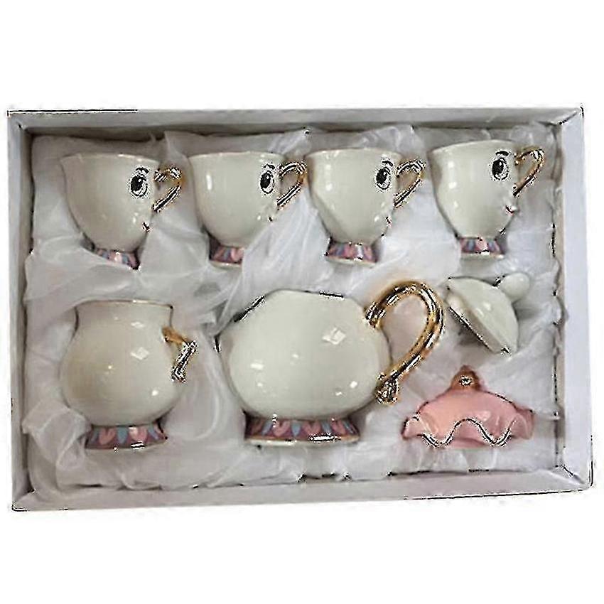 Belle en het Beest Theepot Mok Set met Kop 400ml Cadeau