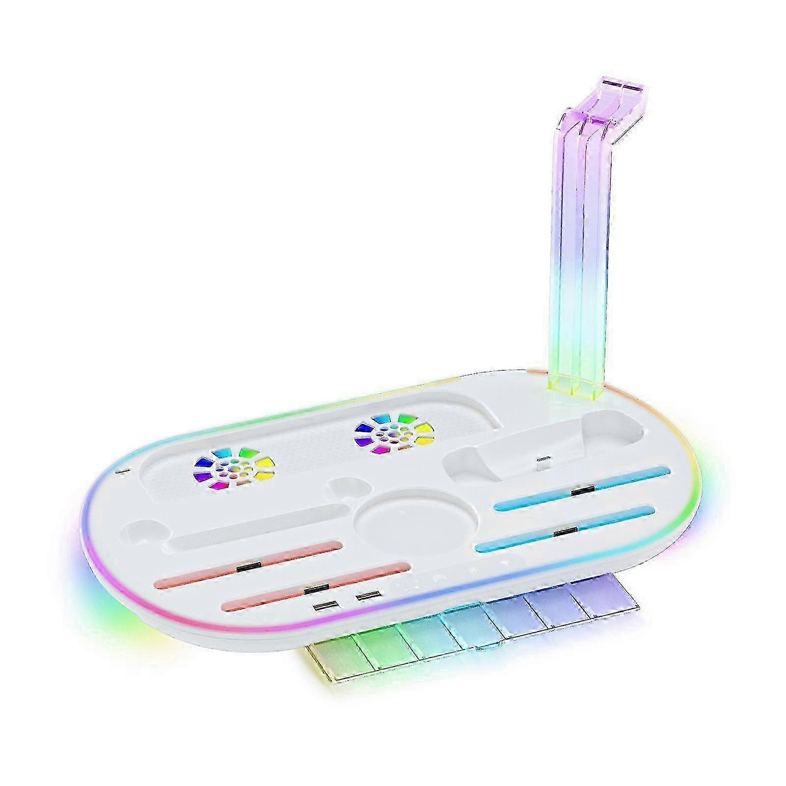 For Nintendo Switch 2 JYS NS2322 With RGB Light Charging Base Cooling Charging Storage Integrated Base