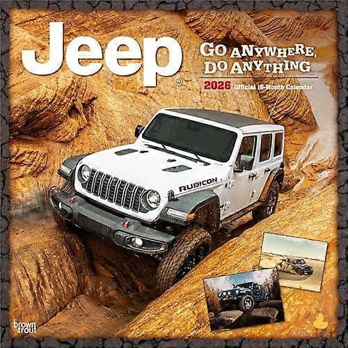 Jeep 2026 Square Flap Calendar Calendar Book