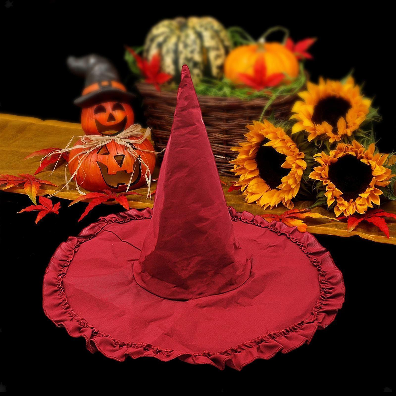 Witch Pointed Top Wizard Costume Accessory for Masquerade Halloween Party